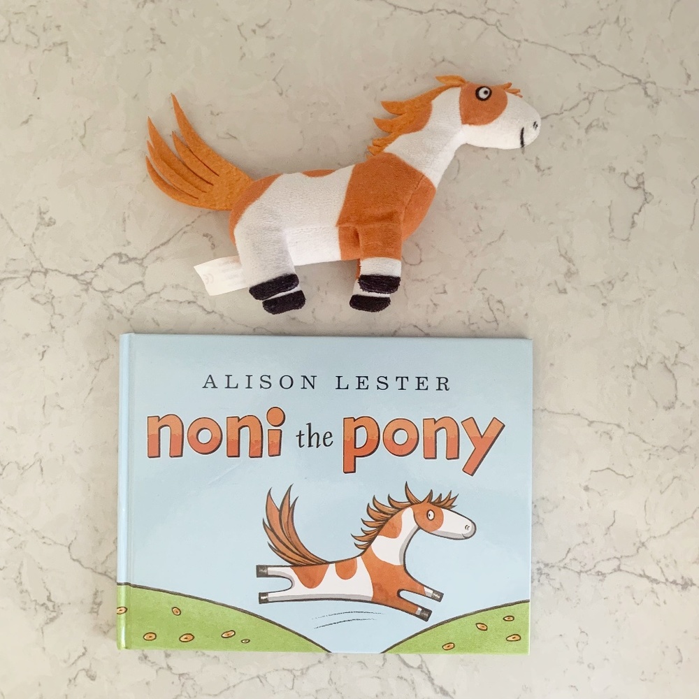 Noni the Pony by Alison Lester Hardcover Book and Plush Toy